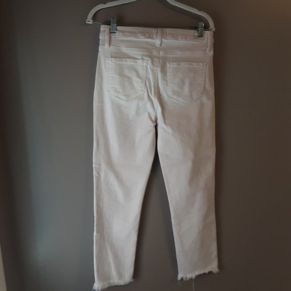 PAIGE Women's Hoxton Straight Ankle Blush Pink Jeans Size 29 - Picture 5 of 12